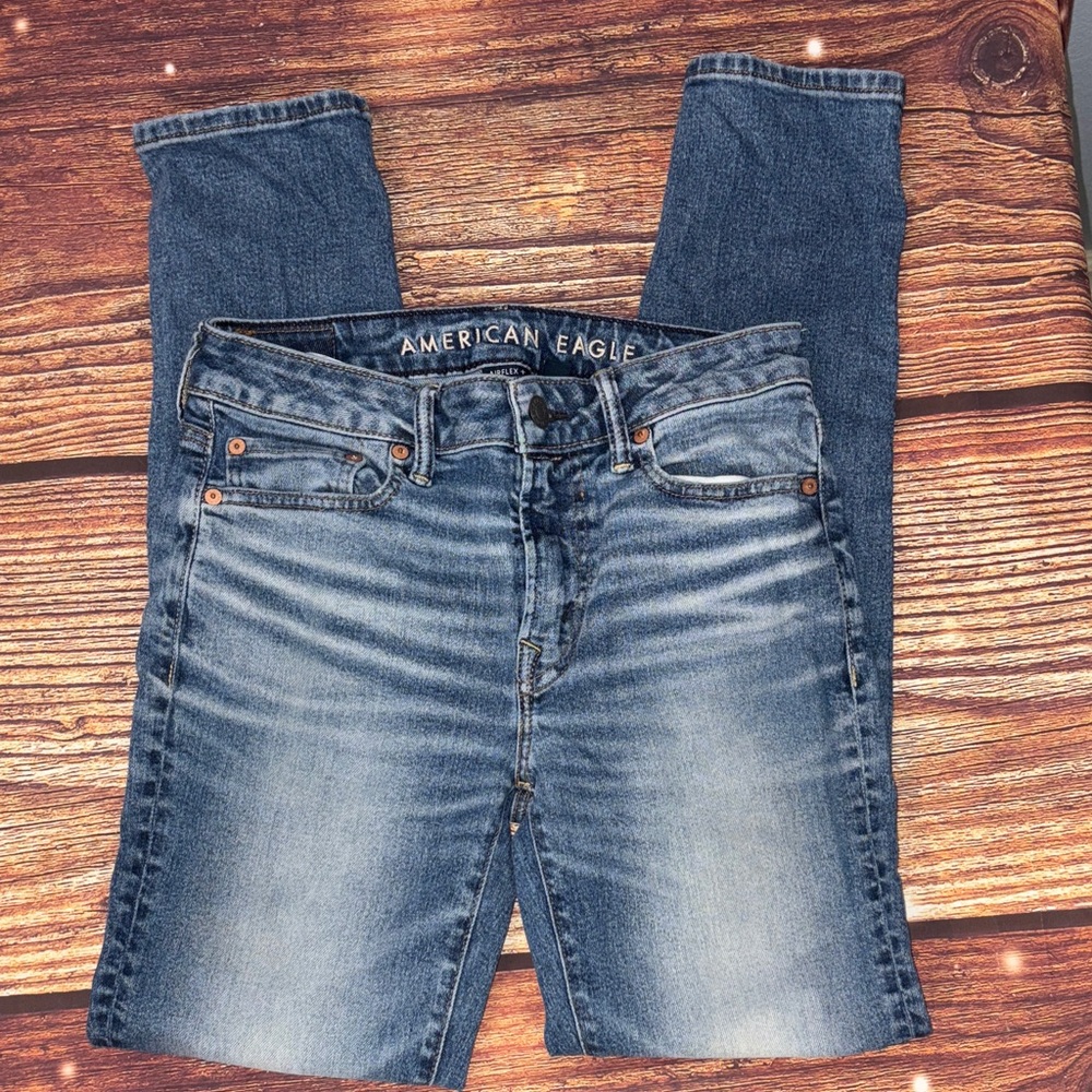 American Eagle Outfitters Men's Dark Wash Skinny Jeans 29x32
